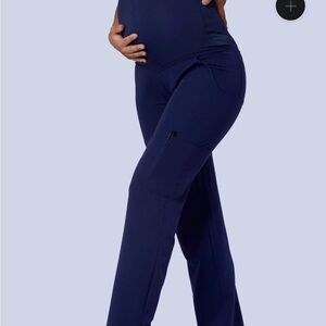 Mandala Navy Maternity Pants